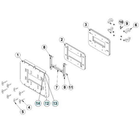 Chassis Assembly For Husqvarna BLASTRAC EBE 200V Steel Shot Blaster L