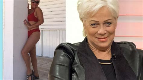 Denise Welch Flaunts Incredible Body In Sizzling Hot Red Bikini