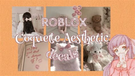 Roblox Coquette Aesthetic Decals Aueie In Pink Fashion Roblox