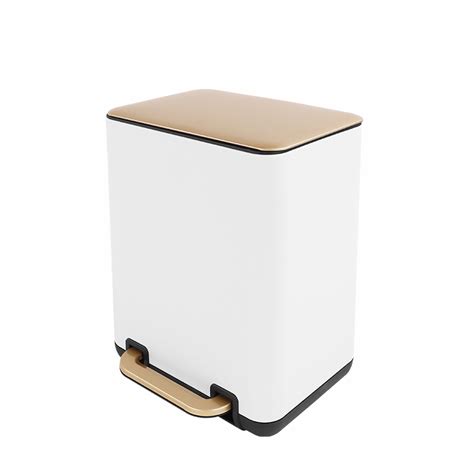 White Color Soft Closed Kitchen Waste Bin Aemaxx Co Ltd
