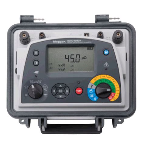 Megger Dlro Hdx Micro Ohmmeter Techrentals