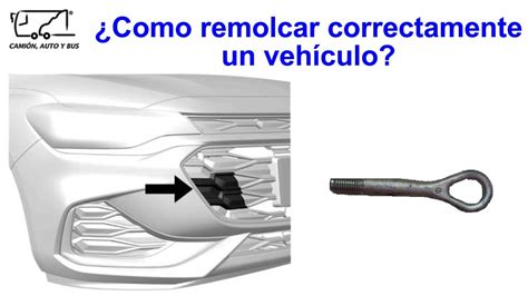 Cómo remolcar tu vehículo Uso del gancho de arrastre YouTube