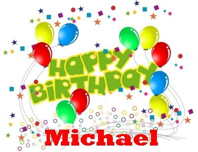 happy birthday michael clipart 20 free Cliparts | Download images on ...