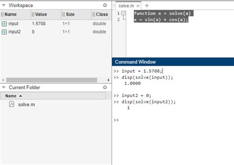 Creating Function In Files In Matlab Geeksforgeeks