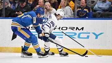 Parayko Scores Twice Broberg Hurt As Blues Beat Maple Leafs 4 2 In