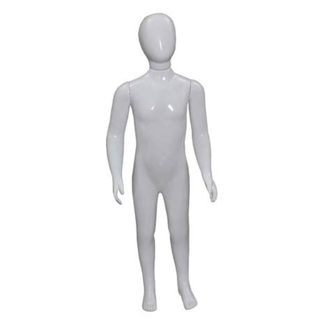 Manequim Busto Infantil Unissex Pvc Tradicional Branco Cmanequim