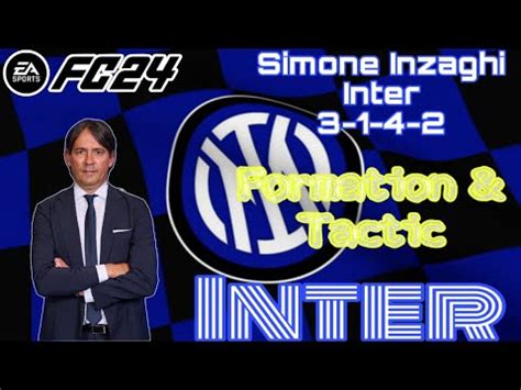 Ea Sports Fc Simone Inzaghi Inter Formation Tactic Youtube