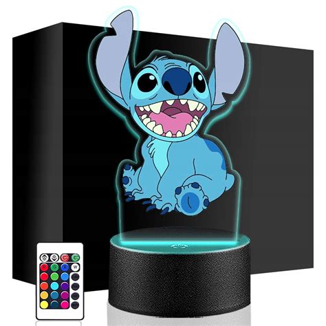 Lampka Nocna Led Lilo I Stich Stitch D Pilot Prezent Urodziny