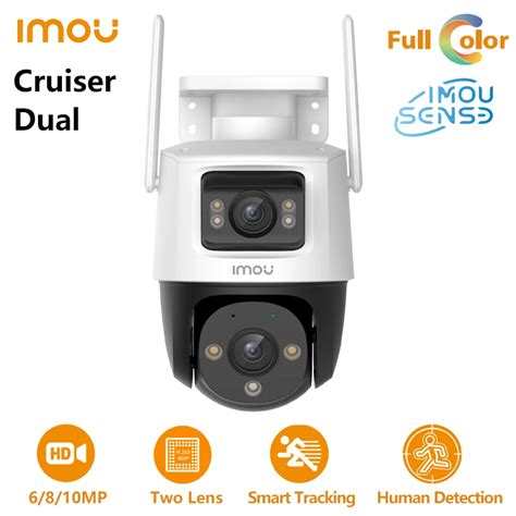 IMOU Cruiser Dual 6MP Full Color PT Camera Ai Human Vehicle Detection