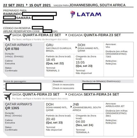 Resgates de Primeira Passagem para a África pontos do LATAM Pass