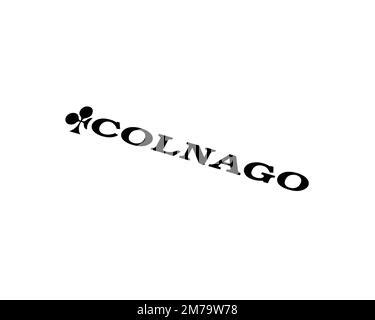 Colnago, rotated logo, white background Stock Photo - Alamy