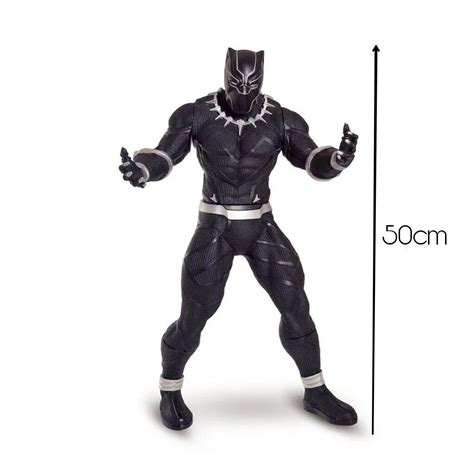 Boneco Pantera Negra Gigante Cm Articulado Vinil Marvel Shopee Brasil