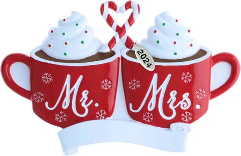 Our First Christmas Ornament Wedding Ts For Couples 2024 Just Married With Mr