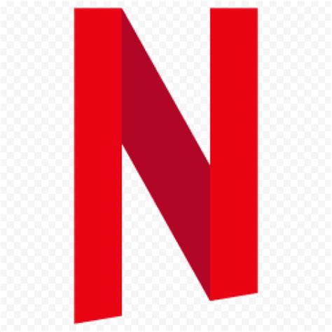 Red Netflix N Symbol Logo PNG