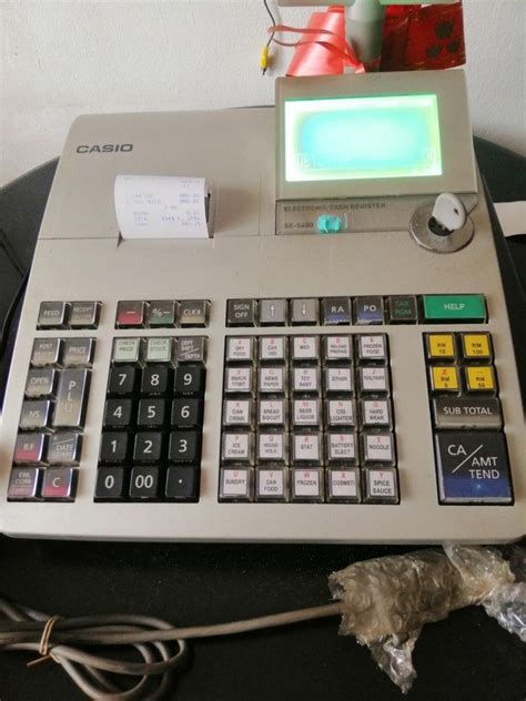 Casio Electronic Cash Register Se S Computers Tech Office