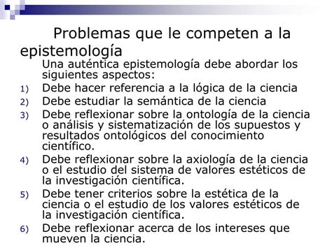 Ppt Cap Tulo Epistemolog A O Filosof A De Las Ciencias Powerpoint