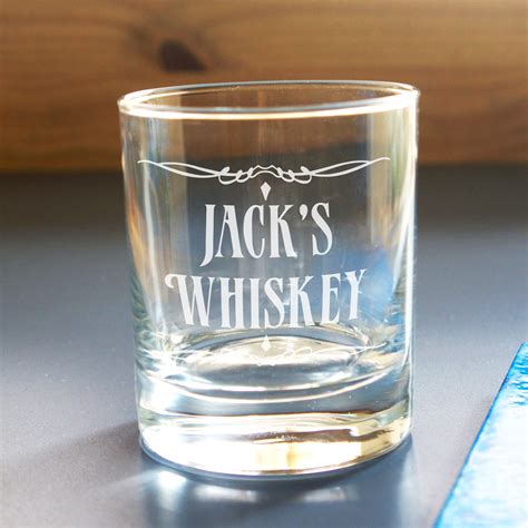 Personalised Whisky Glass Crafted Created