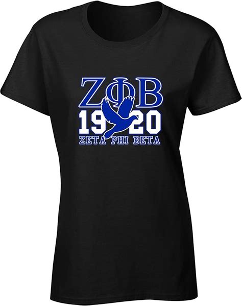 Zeta Phi Beta Sorority Collage Graphic T Shirt Clothing