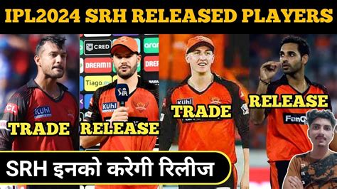 IPL2024 SRH Released Players SRH Auction Strategy Mayank Brook