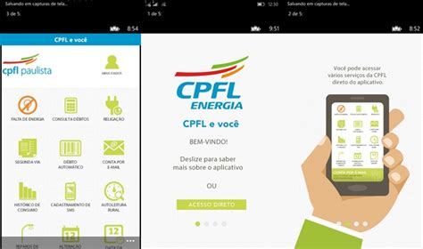 Aplicativo Oficial Do Cpfl Energia Lan Ado Simultaneamente Para