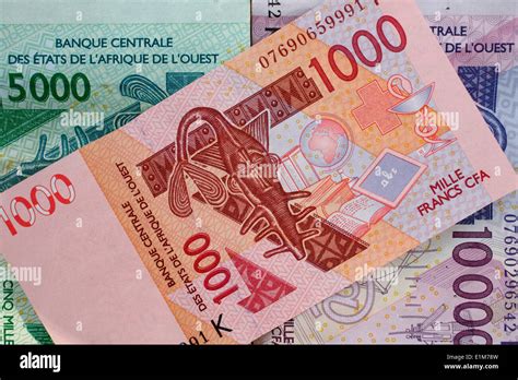 Cfa Francs West African Currency Stock Photo Alamy