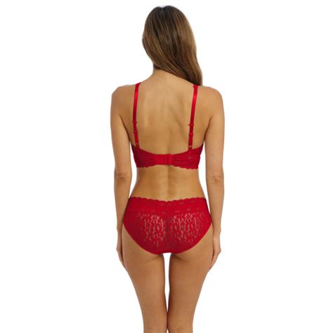 Wacoal Halo Lace Bikini Brief Barbados Cherry Sugar And Spice Lingerie