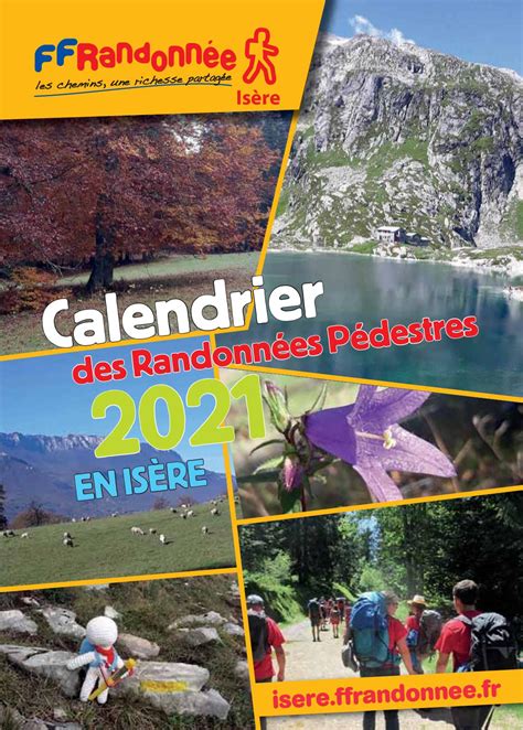 Calam O Calendrier Des Randonn Es P Destres De L Is Re