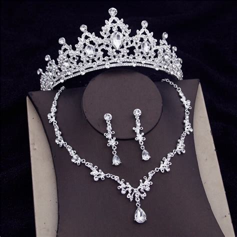 Barokke Mode Crystal Wedding Bridal Sieraden Sets Grandado