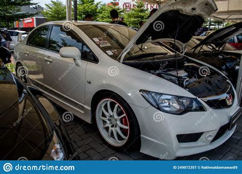 Modified Honda Civic Type R Fd2 Sedan In A Car Meet Editorial Photography Image Of Bumper