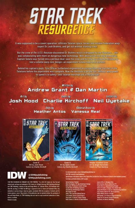 Star Trek Resurgence Comic Book Preview