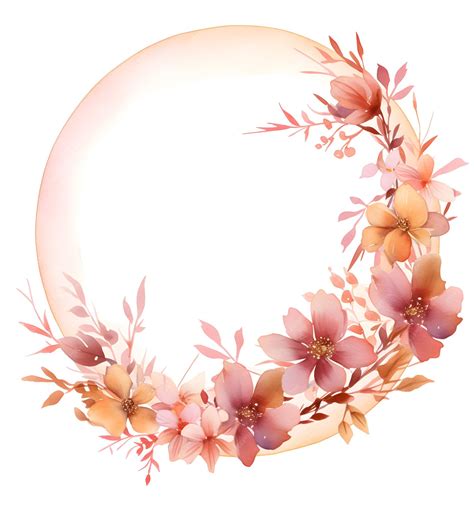 Premium Photo | Floral wreath vector floral wreath svg watercolor floral wreath wedding floral ...