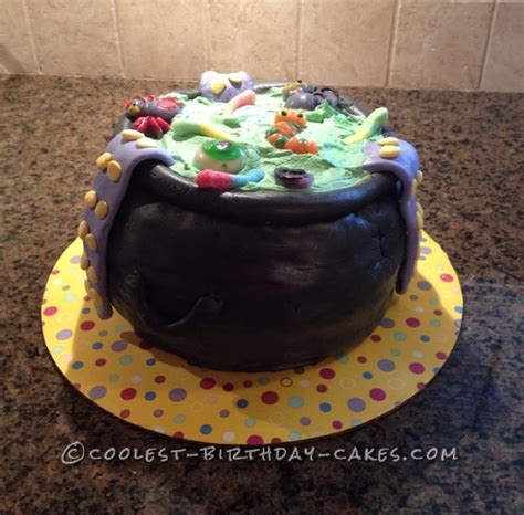 Halloween Cauldron Cake