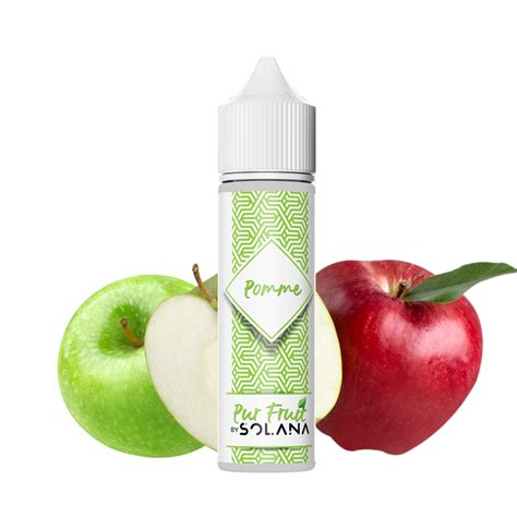 E liquide PUR FRUIT POMME 50ml aux arômes fruité pomme pur fruit