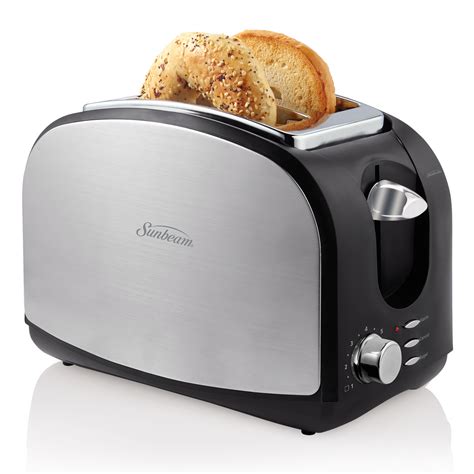 Sunbeam® 2-Slice Black & Stainless Steel Toaster