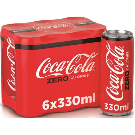 Coke Zero Can 330ml 6 Pack Artcaffé Market