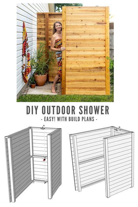 I Built An OUTDOOR SHOWER In Our Backyard You Need This MAKER GRAY