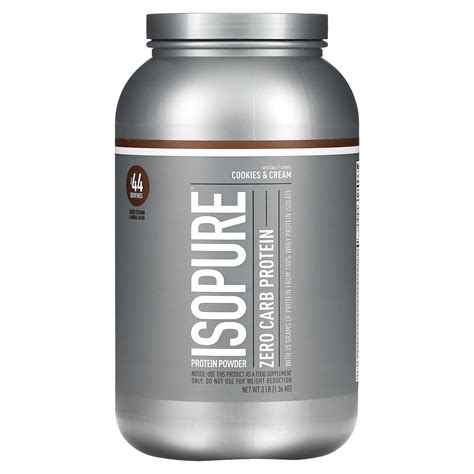 Isopure Cero Carbohidratos Prote Na En Polvo Galletas Y Crema