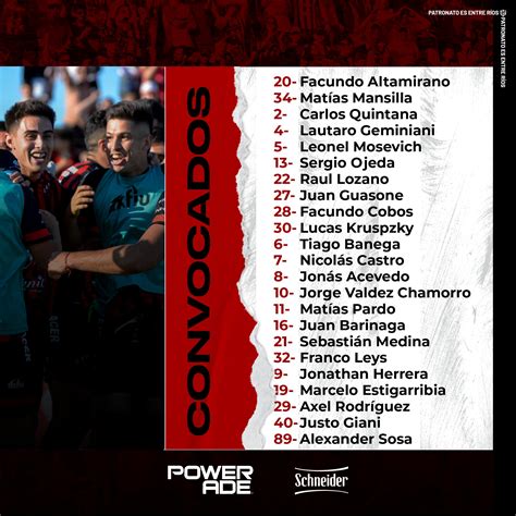 Club A Patronato On Twitter ⚽️ Torneobinance 📋 Lista De