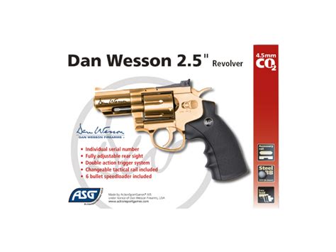 Buy Dan Wesson 2 5 Inch Gold CO2 4 5mm Air Pistol