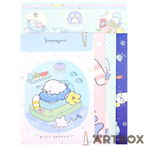 Buy San X Mamegoma Seal Relaxing Time Letter Set At ARTBOX