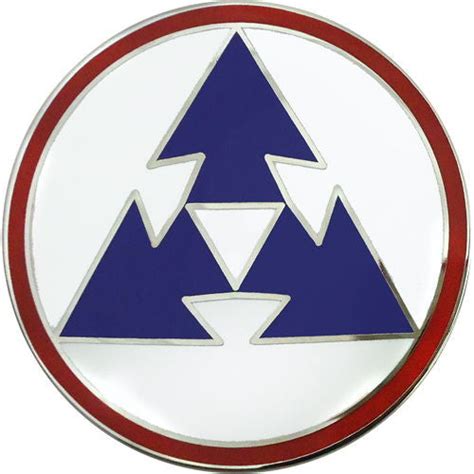 3rd Sustainment Command Combat Service Identification Badge Usamm