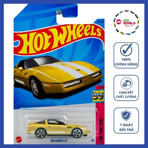 Xe mô hình Hot Wheels basic 84 Corvette HKG83 Shopee Việt Nam