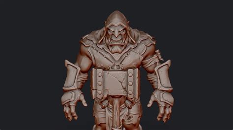 Orc Wow 3d Model By Cgart Hungryscroodge Beca8fe Sketchfab