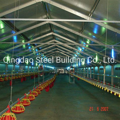 Design China Steel Structure Chicken House Steel Structure Poultry Farm