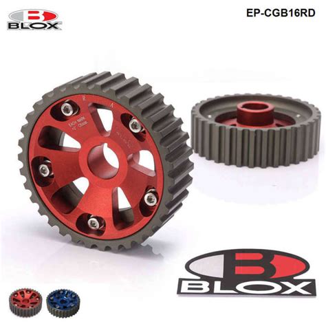 Blox Pairunit Adjustable Cam Gears Alloy Timing Gear For Honda Civic