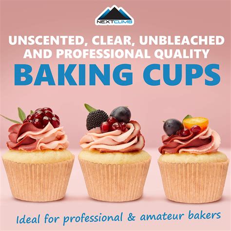 Muffin Liners For Baking 600pcs Brown EXTRA LARGE SIZE Cupcake Liners