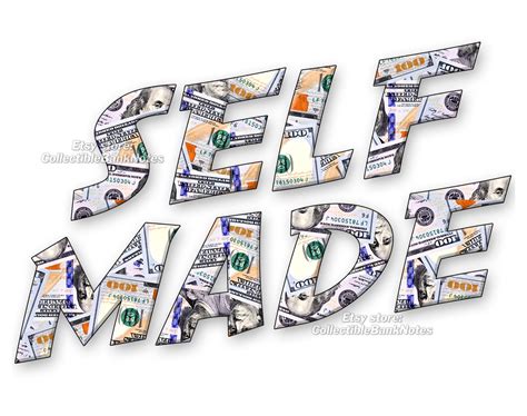 SELF MADE Money PNG Photoshop Geld Text Muster Unternehmer Etsy De