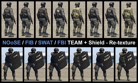 Noose Fib Swat Fbi Team Shield Re Texture Gta5