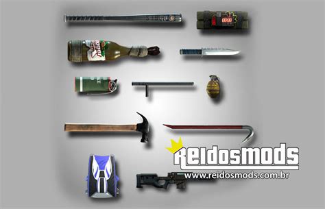 Pack De Armas GTA V Rei Dos Mods