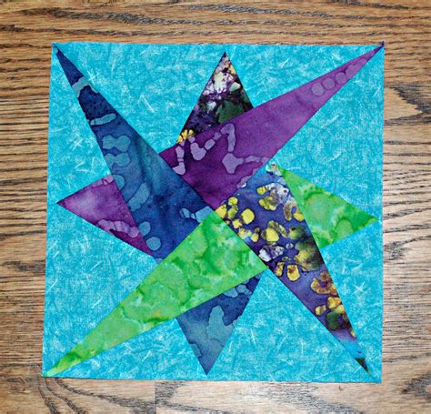 Teal Spinning Star Quilt Square By Chumachinchilla On Deviantart